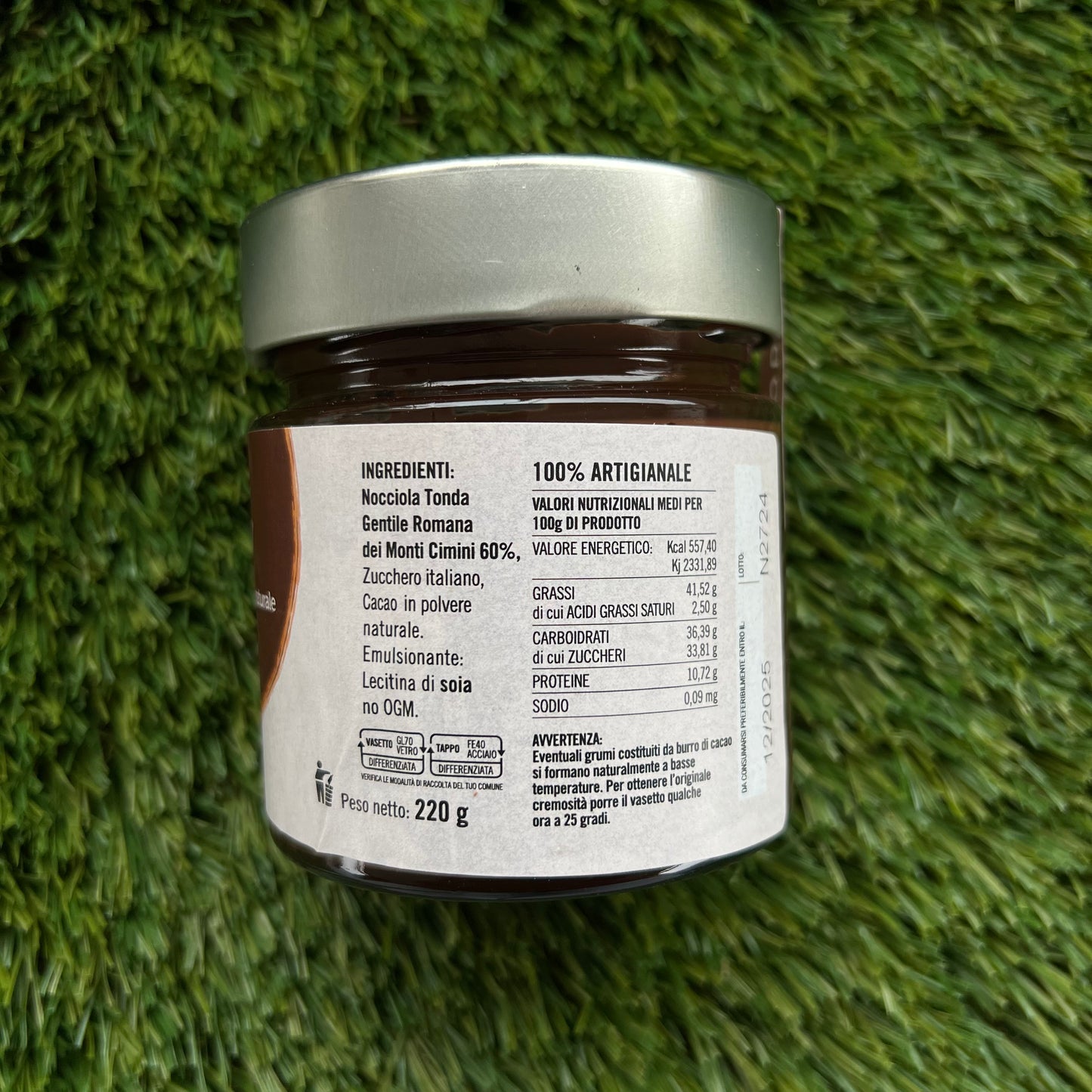 EPICA - Crema al 60% Nocciola 220g