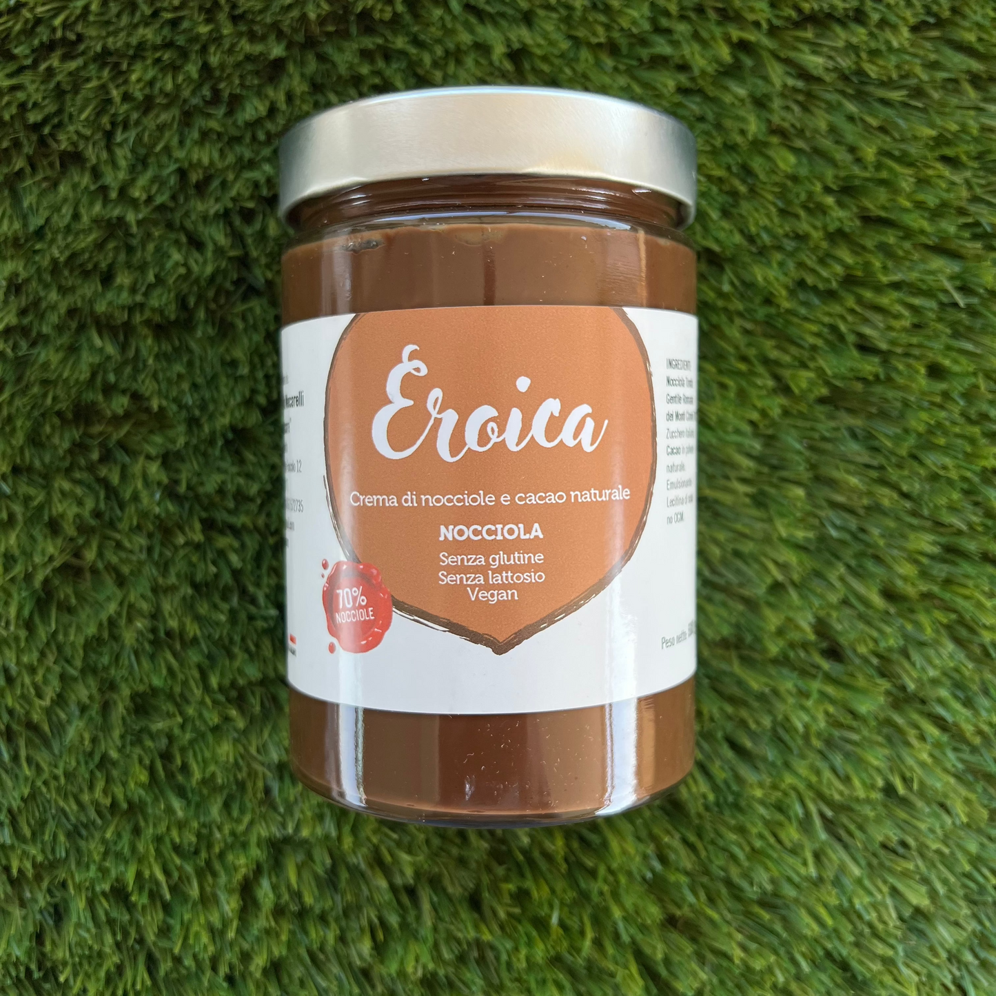 EROICA Crema al 70% Nocciola 600g
