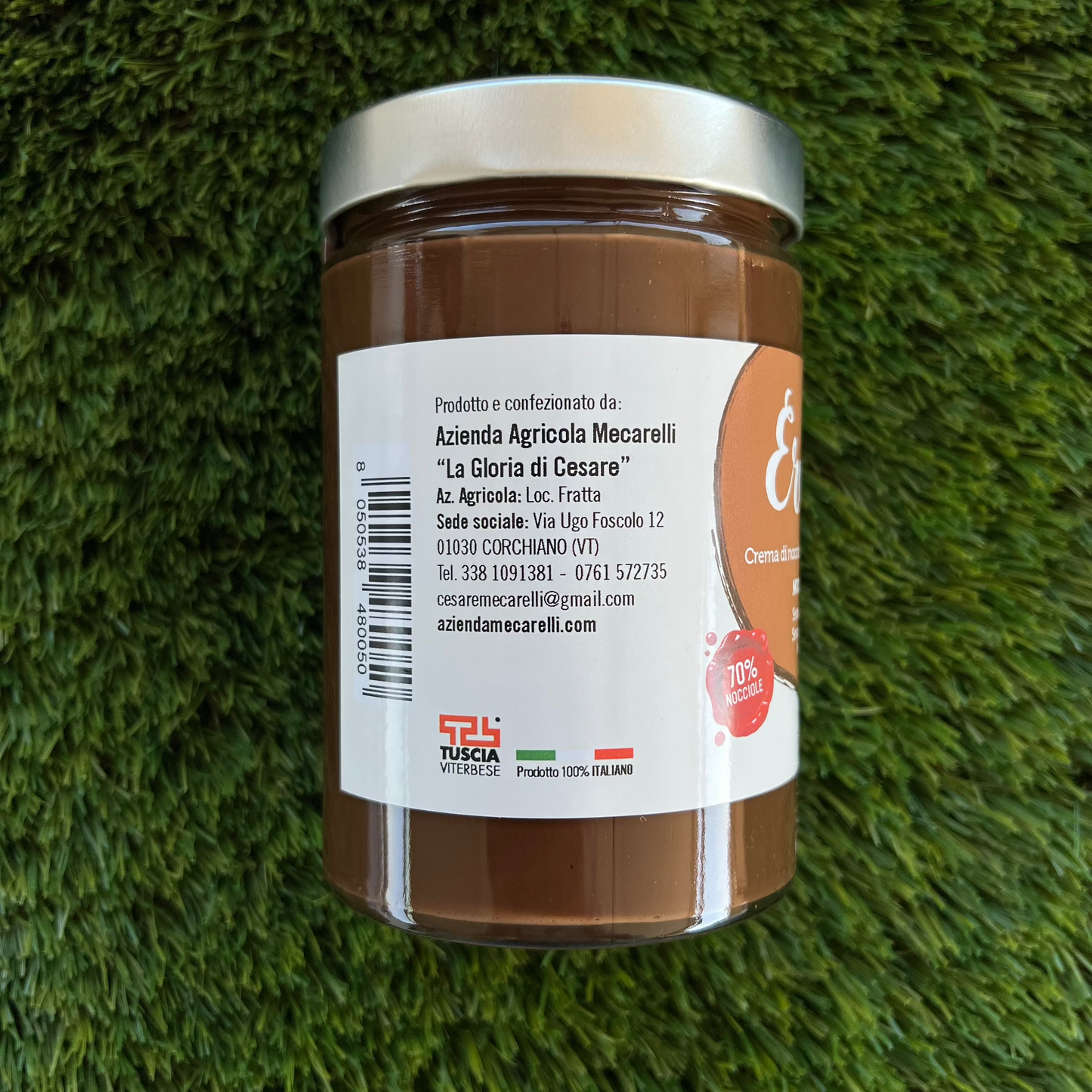 EROICA Crema al 70% Nocciola 600g