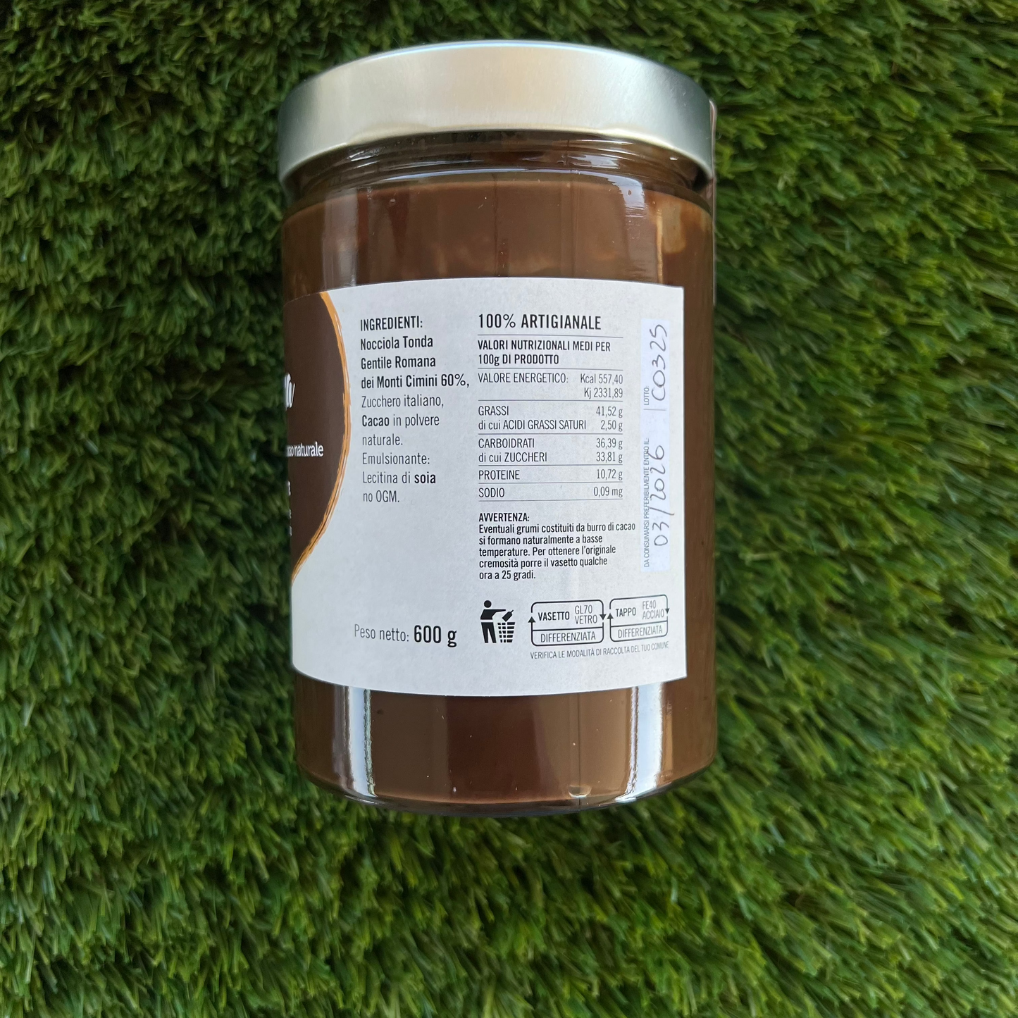 EPICA - Crema al 60% Nocciola 600g