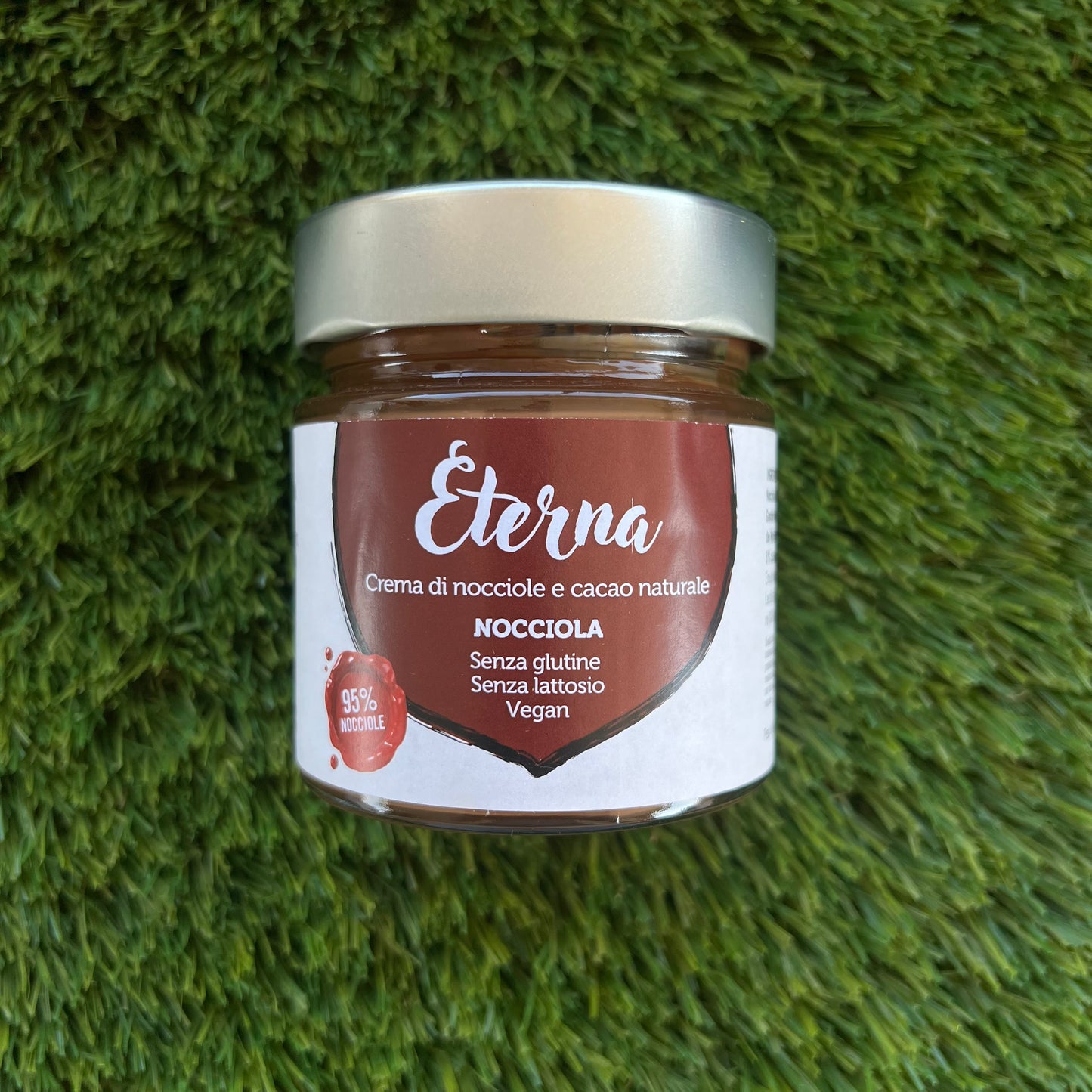 ETERNA - Crema al 95% nocciola e cacao naturale 220g