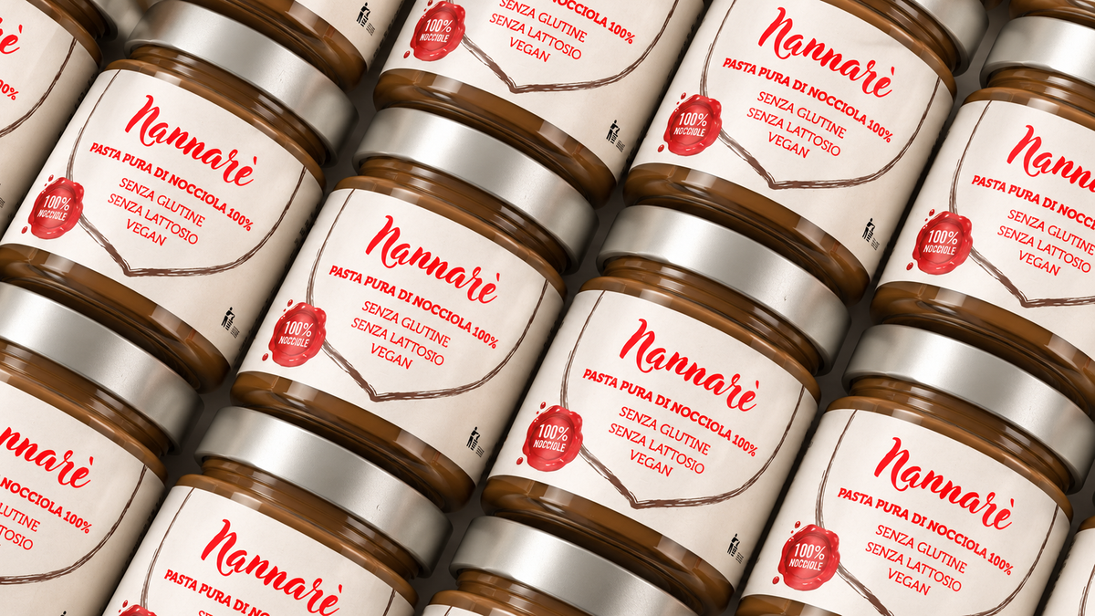NANNARE' Pasta 100% Nocciola 220g