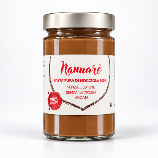 NANNARE' Pasta 100% Nocciola 500g