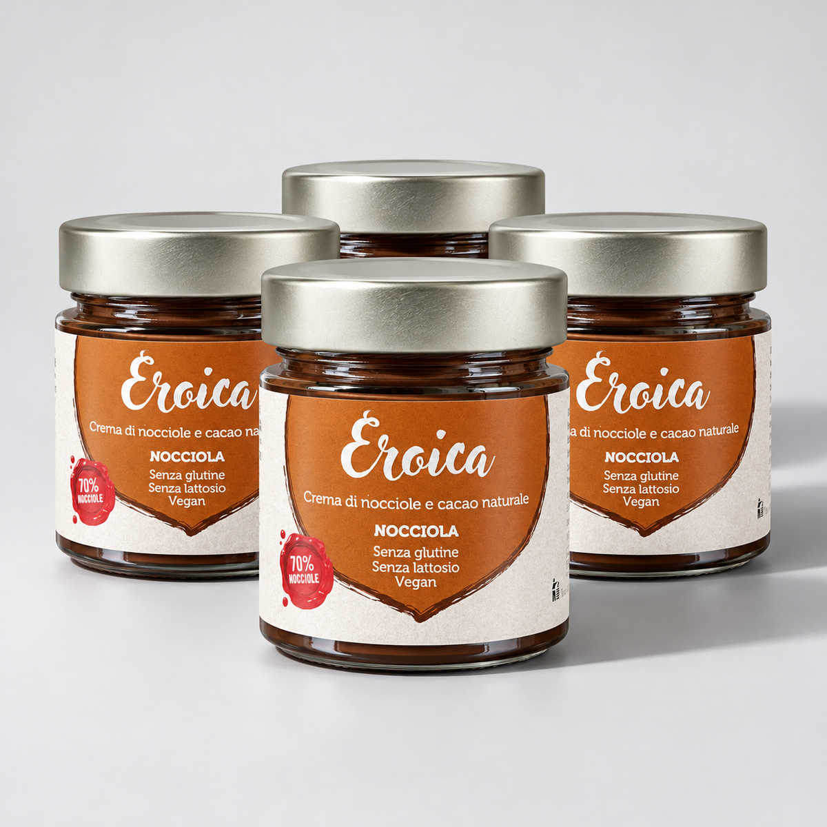 EROICA Crema al 70% Nocciola 220g