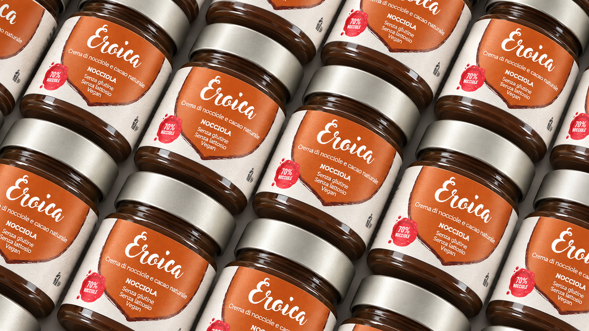 EROICA Crema al 70% Nocciola 220g