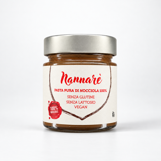 NANNARE' Pasta 100% Nocciola 220g